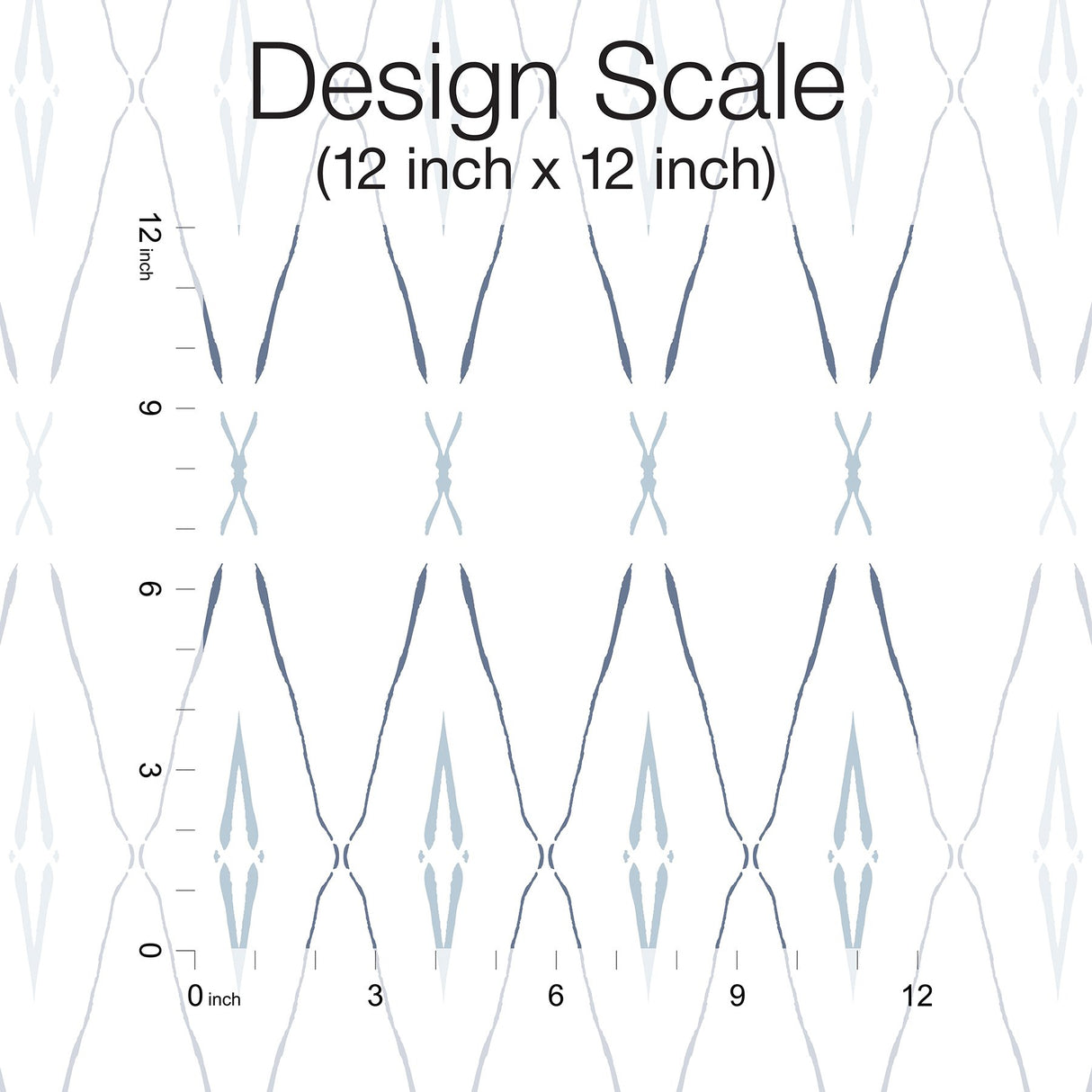 Artifact Silhouettes Indigo Wallpaper with Geometric Diamond Paper Weave Grasscloth - York CC1284