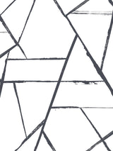 Intersect Black Abstract Geometric Non Woven Wallpaper - York CC1295