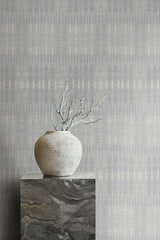 Dune Mist Sisal Grasscloth Wall Mural with Geometric Abstract Pattern - York CC1311