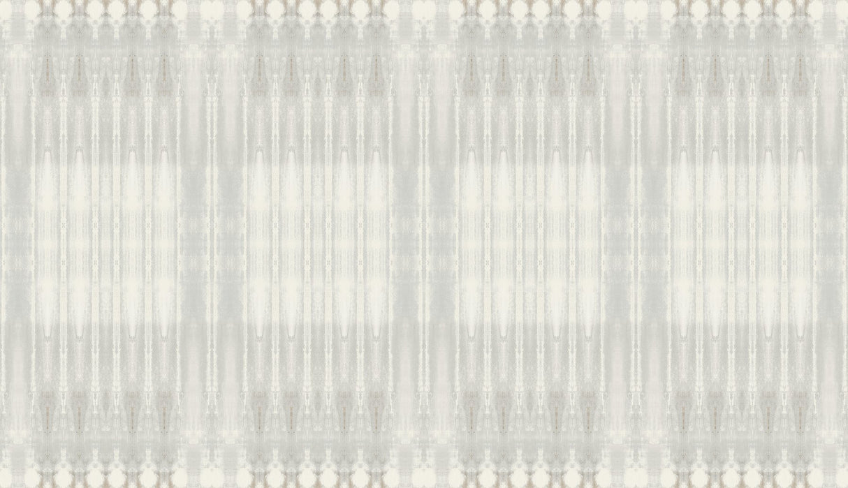 Dune Natural Wall Mural with Geometric Abstract Pattern on Sisal Grasscloth - York CC1312