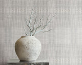 Dune Natural Wall Mural with Geometric Abstract Pattern on Sisal Grasscloth - York CC1312