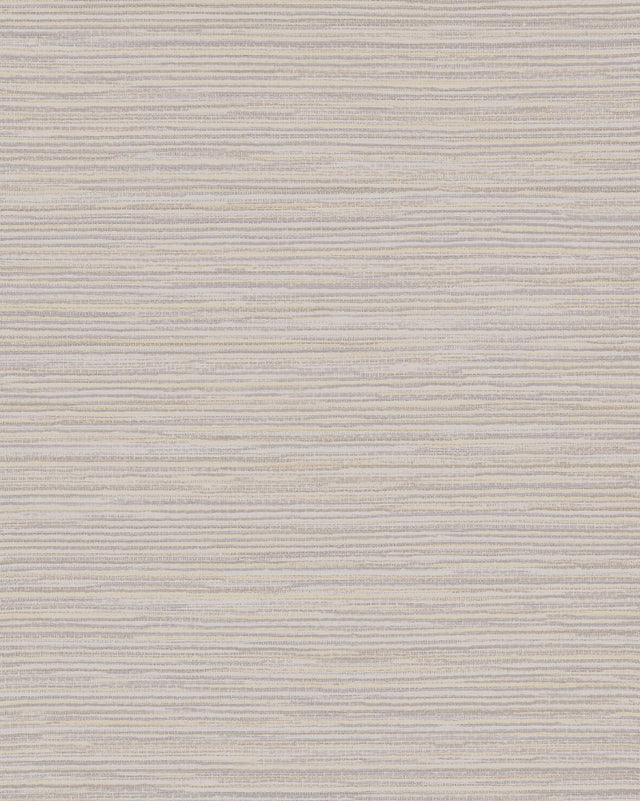 Ramie Weave Grey Wallpaper with Horizontal Textile Texture  Unpasted Non Woven Backed Vinyl, 27 in x 27 ft, Scrubbable & Strippable - York CD1033N