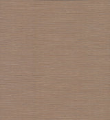 Ramie Weave Brown Wallpaper with Faux Grasscloth Horizontal Texture - York CD1037N