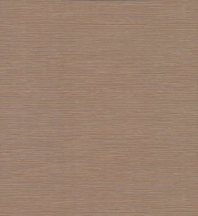 Ramie Weave Brown Wallpaper with Faux Grasscloth Horizontal Texture - York CD1037N