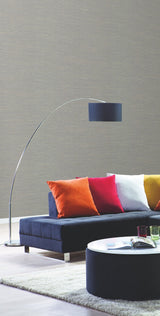 Ramie Weave Blue Textured Vinyl Wallpaper - York CD1039N