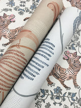 Blaise Light Pink Wallpaper with Botanical Bird Motif - York CH1436
