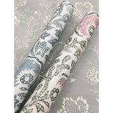 Fontaine Multicolor Wallpaper with Vintage Floral Vines Pattern, Prepasted Sure Strip - York CH1440