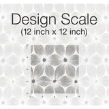 Everlasting White & Silver Floral Non Woven Wallpaper - York CI2302
