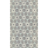 Everlasting Blue & Silver Floral Trellis Non Woven Wallpaper - York CI2303