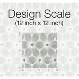 Everlasting Blue & Silver Floral Trellis Non Woven Wallpaper - York CI2303