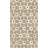 Everlasting Beige & Gold Wallpaper with Metallic Floral Motif - York CI2304