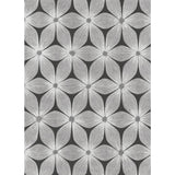 Everlasting Black & Silver Floral Wallpaper - York CI2305