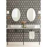 Everlasting Black & Silver Floral Wallpaper - York CI2305