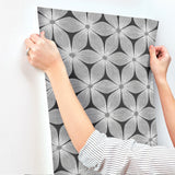 Everlasting Black & Silver Floral Wallpaper - York CI2305