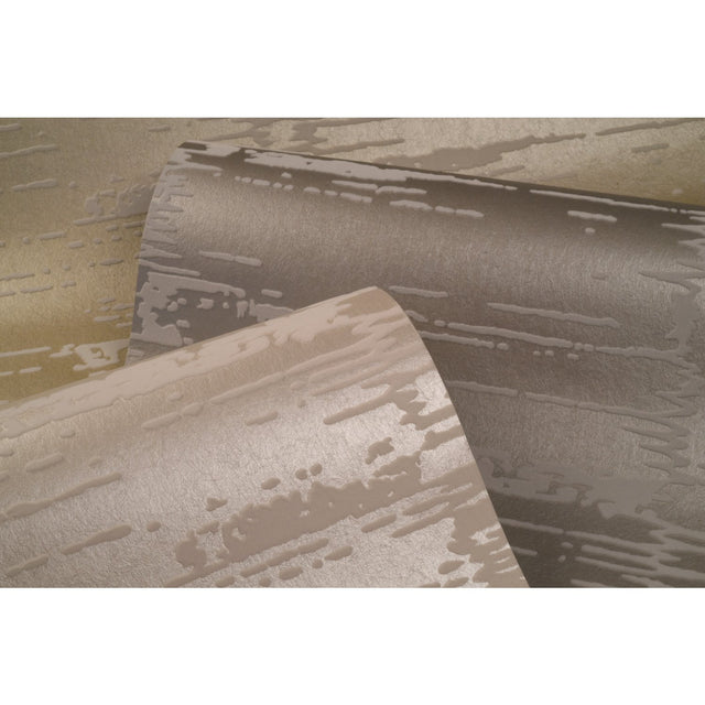 Velveteen Gold & Neutral Textured Flocked Wallpaper - York CI2311