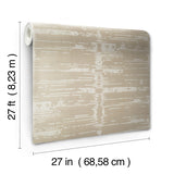 Velveteen Gold & Neutral Textured Flocked Wallpaper - York CI2311