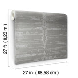 Velveteen Grey & Neutral Textured Flocked Wallpaper - York CI2313