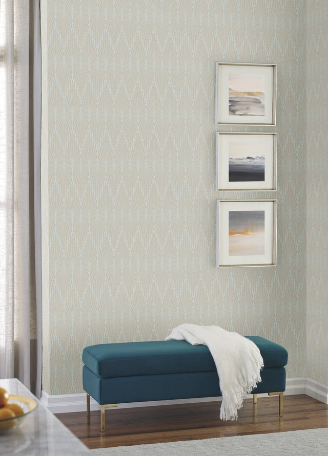 Cafe Society Grey Wallpaper with Feathery Motif and Metallic Dot Accents - York CI2363