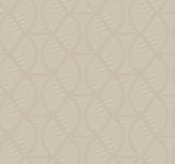 Opposites Attract Cream Geometric Non Woven Wallpaper - York CI2382