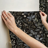 Emerson Licorice Peel & Stick Wallpaper
