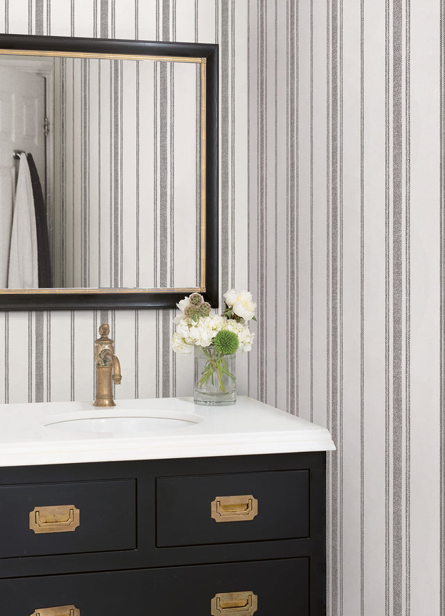 Alcott Slate Peel & Stick Wallpaper