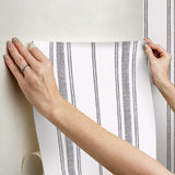 Alcott Slate Peel & Stick Wallpaper