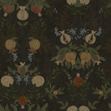 Melograno Cinder Peel & Stick Wallpaper with Botanical Damask Pattern, Transitional Style - NuWallpaper CJS6319