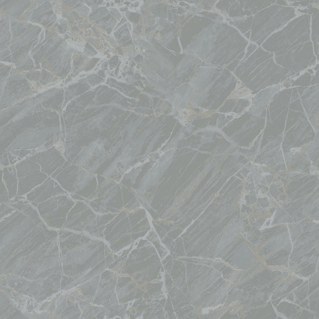 Jade Moonstone Grey Metallic Stone Peel & Stick Wallpaper - NuWallpaper CJS6327