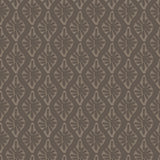 Nova Carob Brown Peel & Stick Wallpaper with Botanical Ogee Motif, Transitional Style - NuWallpaper CJS6328