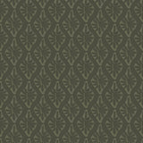 Nova Evergreen Peel & Stick Wallpaper with Botanical Ogee Pattern, Transitional Style - Brewster CJS6329
