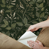 Emerson Hunter Green Peel & Stick Wallpaper