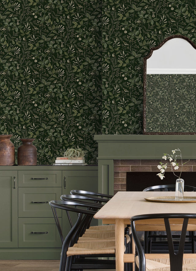Emerson Hunter Green Peel & Stick Wallpaper