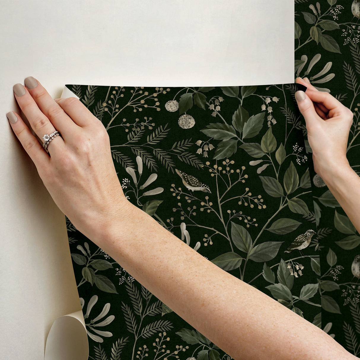 Emerson Hunter Green Peel & Stick Wallpaper