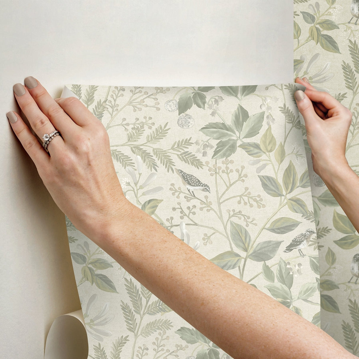 Emerson Sage Peel & Stick Wallpaper SAMPLE