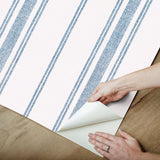 Alcott Sapphire Peel & Stick Wallpaper