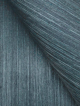 Maguey Sisal Dark Teal Grasscloth Wallpaper with Traditional Style - York CL1029NW