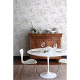 Floral Dreams Grey by York Wallcoverings Large Scale Sketched Botanical Floral Unpasted Heavy Weight Paper Wallpaper - York Wallcoverings CL2520
