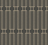 Candice Olson Terrace Char geometric wallpaper CN2142