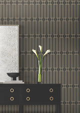 Terrace Char by Candice Olson Geometric Wallpaper – York Designer Series CN2142