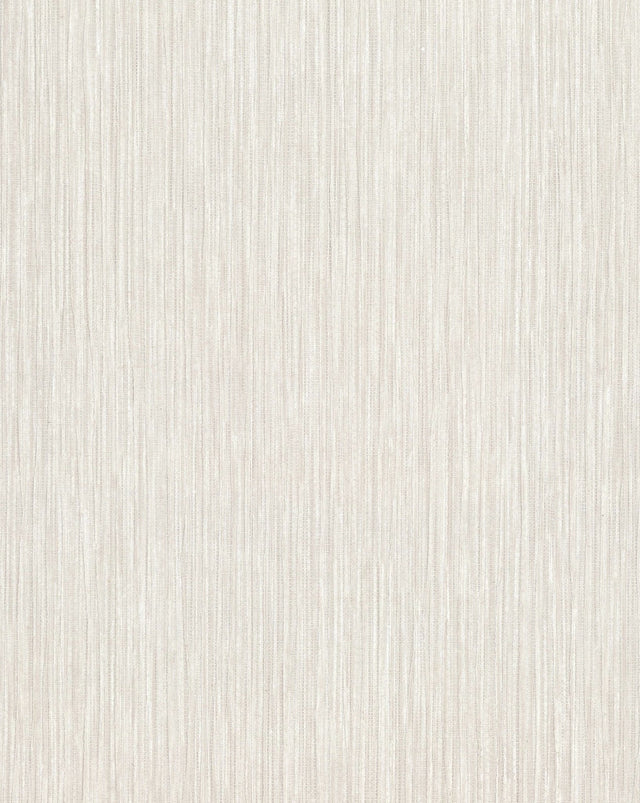 Tuck Stripe White Wallpaper with Textured Vertical Stripe Pattern - York COD0510N