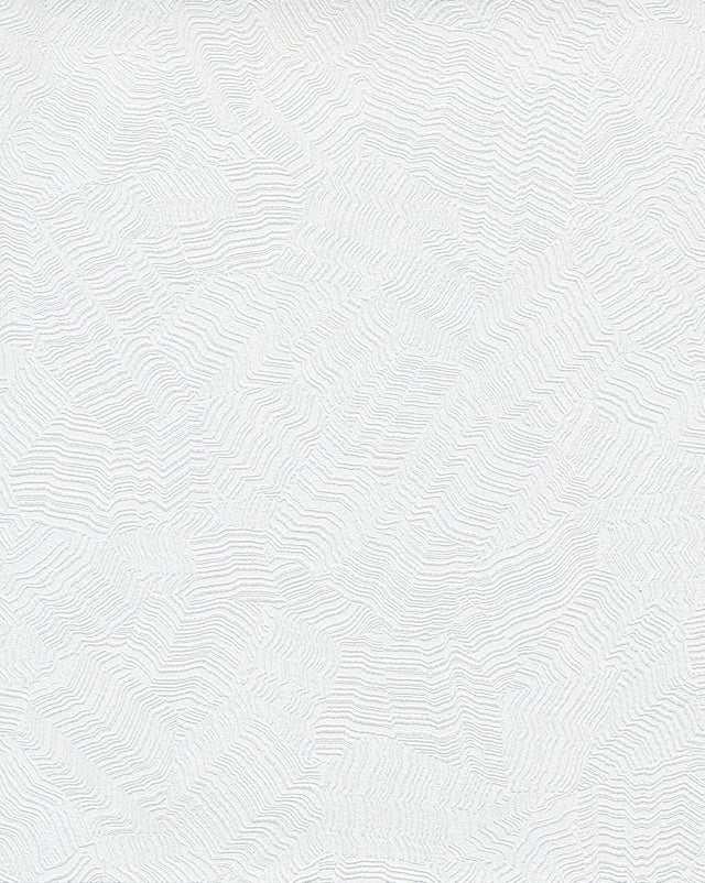 Aura White Textured Fabric-Backed Vinyl Wallpaper - York COD0516N