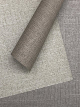 Errandi Brown Fabric-Backed Vinyl Texture Wallpaper - York COD0527N
