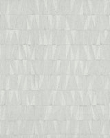 Frost White Geometric Fabric-Backed Vinyl Wallpaper - York COD0530N