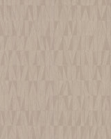 Frost Beige Geometric Wallpaper with Raised Elongated Triangle Motif - York COD0531N