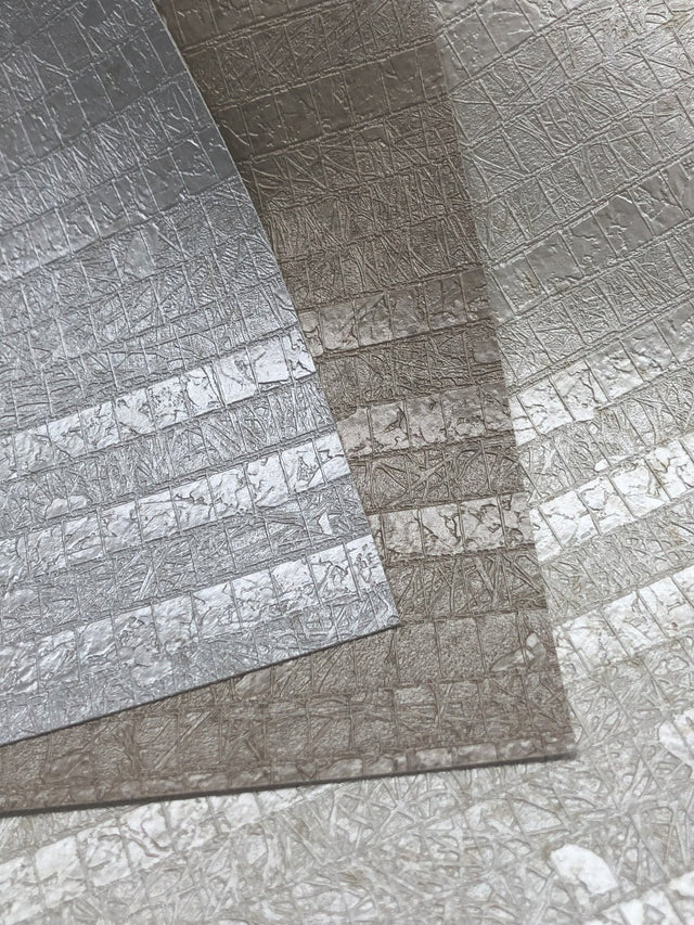 Pearla White Wallpaper with Faux Capiz Shell Texture - York COD0544N