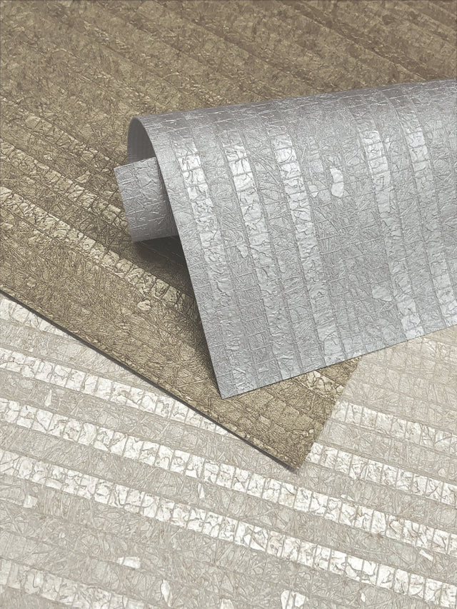 Pearla White Wallpaper with Faux Capiz Shell Texture - York COD0544N