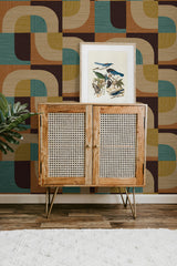 Tampere Rosa by A Lot More Textures Geometric Vinyl Wallpaper – Seabrook Designs CP90106