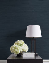 Vantaa Galia by A Lot More Textures Faux Grasscloth Vinyl Wallpaper – Seabrook Designs CP90202