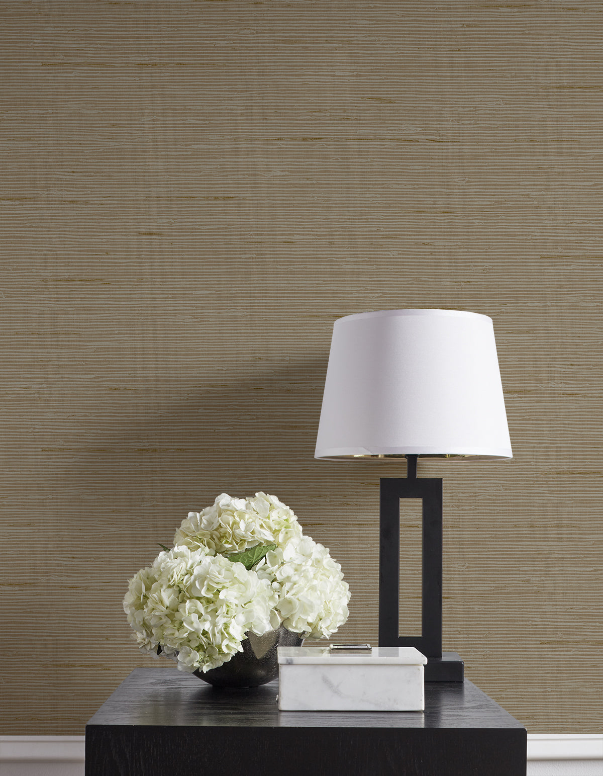Vantaa Parchment by A Lot More Textures Faux Grasscloth Wallpaper – Seabrook Designs CP90207