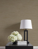Vantaa Parchment by A Lot More Textures Faux Grasscloth Wallpaper – Seabrook Designs CP90207